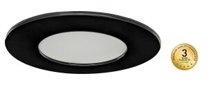 Vestavné LED svítidlo LED BONO-R BLACK 5W 3CCT 700/500lm GREENLUX GXLL102