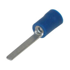 Kolík plochý izolovaný 1,5-2,5mm2/délka 12mm/2,5mm PVC (BF-PP 12/25) KIPL 2,5-12