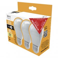 LED žárovka Basic A60 9W(60W) 806lm E27 WW 3PC ZL4020.3 Emos teplá bílá
