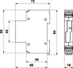 DP-012-25 přepěťová ochrana napájení do 12 V DC SALTEK A06096