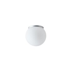 Přisazené svítidlo se skleněným stínidlem OSMONT STYX 1 7W IP65II E27 stříbro