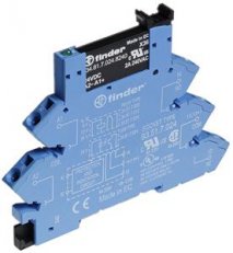 Vazební člen, 1Z/2A/240V AC, 24V DC, BS, LED,SSR FINDER 38.91.7.024.8240