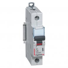 DX3 JISTIČ, 1 PÓLOVÝ, CHAR. C,6A 10000A/16KA LEGRAND 409111