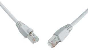 Patch kabel CAT6 SFTP PVC 2m šedý snag-proof SOLARIX 28420209