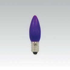 Svíčková barevná žárovka AE 14V 3W E10 C13 vánoční fialová NBB 374009000