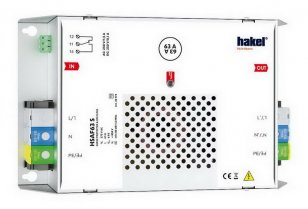 Dvoustupňový svodič přepětí HSAF63 S SPD typ 3 s VF filtrem HAKEL 30174