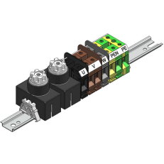 Stožárová výzbroj SV - B - 6.35.4/2 (dva nosiče pojistek) ELEKTRO BEČOV H416213