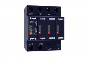 Svodič rázového přepětí HSA-150/4+0 SPD typ 2+3 HAKEL 24538