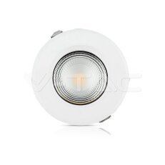 10W LED COB Downlight Round A++ 120Lm/W Warm White, VT-26101 V-TAC SKU1270
