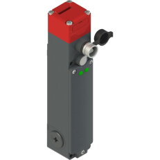 Bezpečnostní spínač (el. magn.) 1NO+1NC/2NC, uzam., 24V, 2 LED, bez klíče
