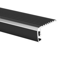 LED hliníkový profil KLUŚ STEKO černá 2m /18018K7_2m/ ALUMIA A18018A07_2