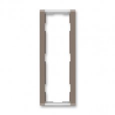 Rámeček trojnásobný svislý 3901F-A00131 26 lungo/mléčná bílá Time ABB