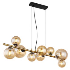 Závěsné svítidlo RIHA černá 9xG9 LED 3,5W 230V, 80lm, 3000K GLOBO 56135-9H