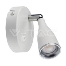 4.5W Led Wall Lamp 3000K White  With Swi