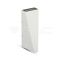 6W LED Wall Light White Body IP65 4000K,