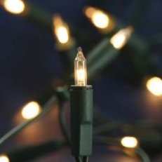 Vánoční řetěz PISELLO červený 35 ks svíček