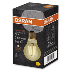 Světelný zdroj LEDVANCE Vintage 1906 LED 63 7.5 W/2400 K E27