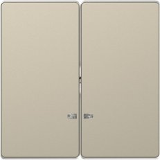 Kryt spínače Merten D-Life dvojitý s průzorem Sahara SCHNEIDER MTN3420-6033