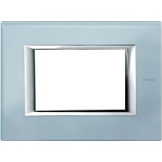 Legrand HA4803VZS BTAX RÁMEČEK 3M SKLO MODRÉ