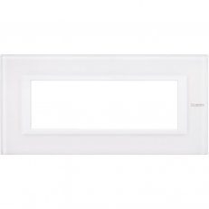 Legrand HA4806VBB BTAX RÁMEČEK 6M WHITE/SKLO