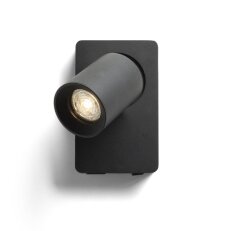 VOLTERA USB nástěnná černá 230V GU10 50W RENDL R13764