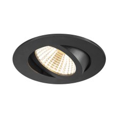 NEW TRIA 68 stropní vestavné svítidlo 1800-3000K 38° IP20 kulaté černá