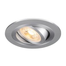 NEW TRIA 75 stropní vestavné svítidlo kulaté max. 10W GU10 hliník SLV 1007376