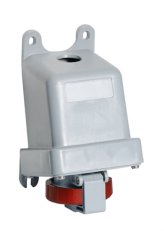 Zásuvka nástěnná 4p. 32 A IP67 6 h šedá-červená 332RS6W ABB 2CMA167180R1000