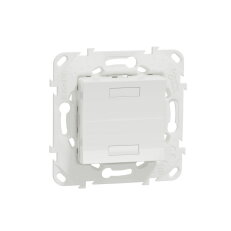 Unica KNX tlač. 1-nás., bílá antibakteriální SCHNEIDER NU553020