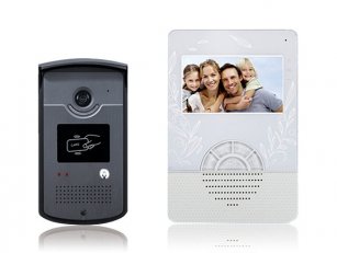 NG Elektro SBV 705M4 Sada barevného videotelefonu s integrovanou čtečkouID karet