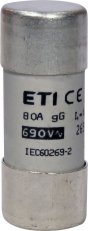 Válcová pojistka CH22 gG 80A/690V ETI 002651049