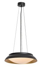 HAFSA LED 24W IP20 černá/zlatá 3000K 1250lm RABALUX 72134