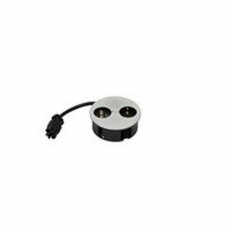 Bachman 931.033 TWIST 1xCEE7/3 1xUSB Charger Chrom matt 0,2m GST18