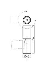 XPIPE ADJ. SURF. PROJ. 1x8W 220-240V AC