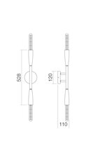 HAVANA AP 2X40W E27 BLACK/RED COPPER mic