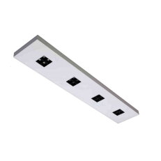 EPS4000 LED 840 obdélník M černý reflektor 4x4 optika 80° BT stmívatelný