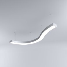 LED Svítidlo MI-SNAKE-03, 65W, 3000K, bez trafa, 24VDC, IP20, stříbrná, 3000K