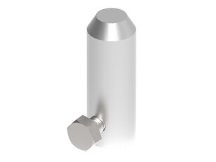 Koncovka vedení se šroubem, drát 8mm, průměr 16mm, materiál Al GROMTOR 500917