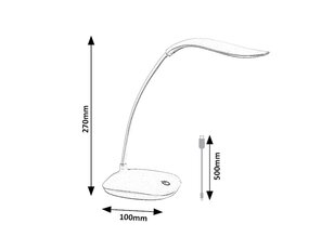 Stolní lampa Bedi LED 2W IP20 růžová 4000K 165lm RABALUX 74236
