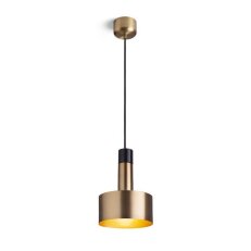 DIVINA závěsná mosaz/dekor černý mramor 230V E27 5W RENDL R14260