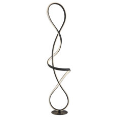 Stojací lampa SWIRL černá matná 36W 4000K GLOBO 67341SS