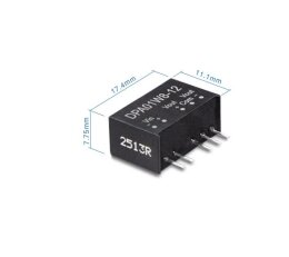 Měnič DC/DC modulový 1W 15V MEAN WELL DPA01W8-15