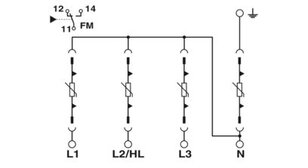 Svodič přepětí VAL-US-347/30/3+1V-FM PHOENIX CONTACT 1079099