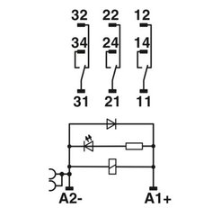 Reléový modul RIF-4-RPT-LDP-24DC/3X21 PHOENIX CONTACT 2903278