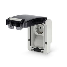 PROTECTA IP66 - zásuvka jednoduchá SCHUKO 16A,250V, verze2,pro montáž pod omítku