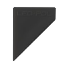 Koncovka profilu pro LED pásky ORO CAP UNI COR L BLACK LED-POL ORO11087
