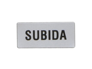 Lovato LPXAE231 Štítek ''SUBIDA''