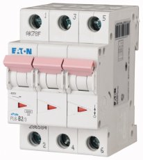 Jistič PL6-C2/3 char C, 3-pólový, 6kA, 2A EATON 286596