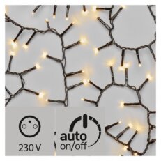 200LED XMAS CLUSTER 4M WW
