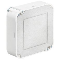 Krabice bezhalogen 105x105x53mm s víkem, do dutých stěn KAISER 9195-27
